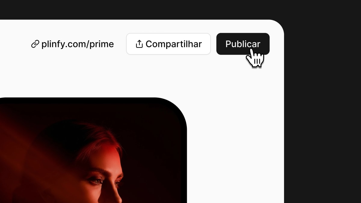 Ilustração de como publicar seu site na Plinfy