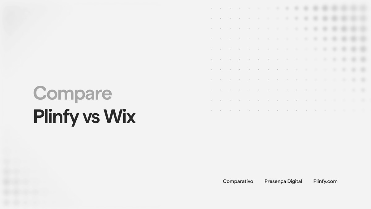 Wix vs Plinfy: qual faz mais sentido para profissionais autônomos thumbnail