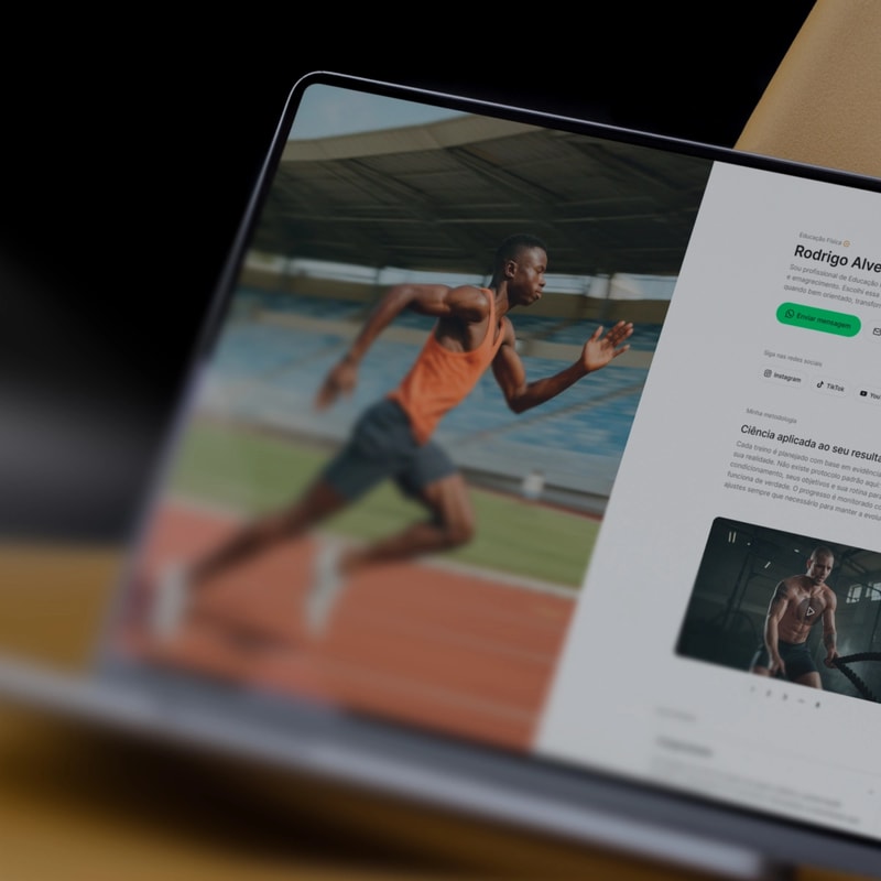Personal trainer, seus resultados merecem uma vitrine profissional