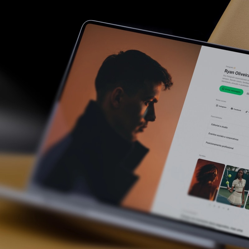 Fotógrafo, seu olhar é único e seu site precisa mostrar isso